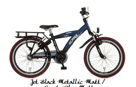 Yabber J22 Black Metallic Matt - Sporty Blue Matt