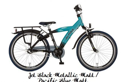 Yabber J24 Jet Black Metallic - Pacific Blue Matt